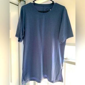 Nike Yoga dri-fit short sleeve shirt - bv4034-410 - blue men’s medium